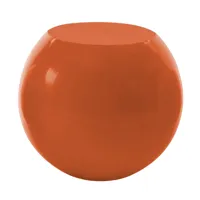 cappellini - table d'appoint bong - orange/mat/h x ø 40x48cm